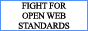 fight for open web standards
